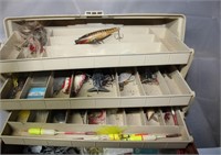 PLANO TACKLE BOX W/ CONTENTS