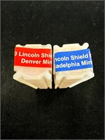 2010 P&D Lincoln Shield Cent Rolls