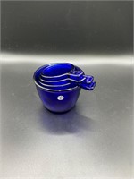 Cobalt Blue 4ct Measuring Cups