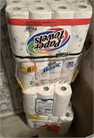Stack of paper towels