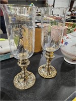 2 - GORHAM SP BUFFET CANDLE HOLDERS