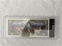 Colorized Uncirculated $2 Bill