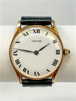 14k Concord Watch with Leather Band
