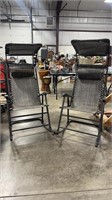 2 ROCKING CAMP CHAIRS