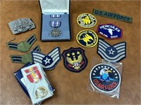 Air Force and Military Badges, Medals