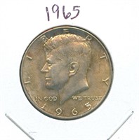 1965 Kennedy Half Dollar - 40% Silver