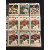 (42) 1977 Topps Baseball Red Sox Stars