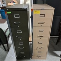 2 Metal Filing Cabinets