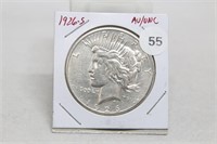 1926-S Peace Dollar AU/UNC