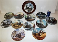 12 Collector Plates w Trains