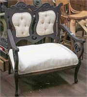 Victorian Loveseat, Cameo Back