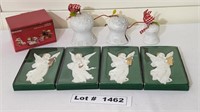 CHRISTMAS ANGELS, BELLS, AND NATIVITY SET