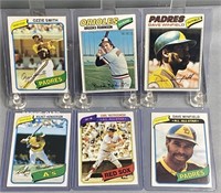 1980 Rickey Henderson Rookie & Baseball Cards Lot