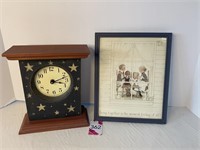 9"H Clock & 8"x10" Holly Hobbie Picture