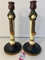 12" Williraye Studio Candle Stick Holders