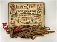Roy Toy Log Camp Building Set