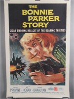 The Bonnie Parker Story 1958 Linen Backed Poster