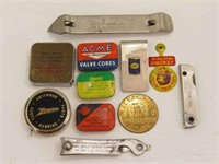 Local Bottle Openers, Tape Measure, $ Clip, Misc