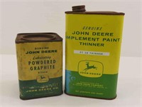 John Deere Cans (Graphite, Thinner)