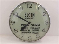Rock Island Elgin Watches Wall Clock