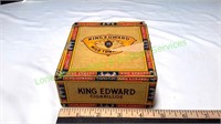 Vintage King Edward Mild Tobacco Cigarillo Box