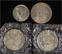 1968 Mexico Silver 25 Peso (KM#479.1) (x3)