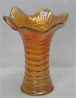 Ripple 8" vase - marigold