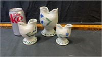 Bird vases/pitchers