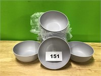 Gray Plastic Bowls lot of 12