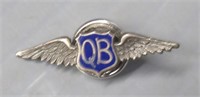 QB with Wing Pin. Original. Vintage.