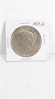 1923-D Peace Dollar, Silver