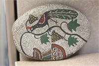 Mosaic art stone plaque