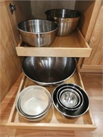 Mixing bowls incl. stainless steel