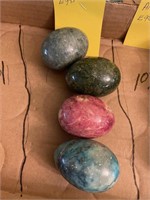 4 Alabaster Eggs