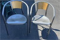 2) Metal Chairs