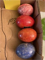 4 Alabaster Eggs