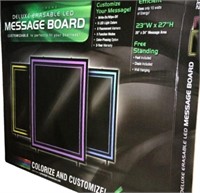 Spectrum Series Deluxe Erasable LED Message Board