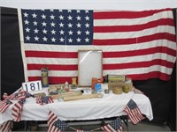 48 Star U.S. Flag, Countertop Display Case & More