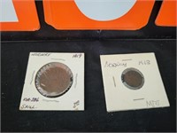 1819 & 1913 NORWAY COINS
