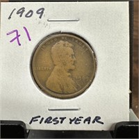 1909 WHEAT PENNY CENT