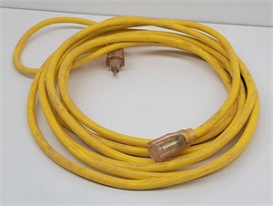 Heavy Yellow Extension Cord