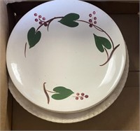 8 assorted Blue Ridge plates No Shipping