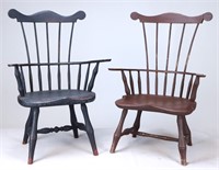 Two James Kessler Kid's Size Windsor Chairs