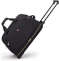 USED-BLACK-OIWAS Rolling Duffle Bag with Wheels Ex