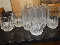 Cristal d'Arque, assorted glass ware,