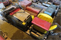 PALLET WITH PARTS ORGANIZER'S / TOOL BOXES
