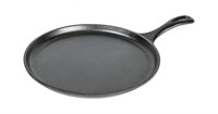 Lodge L9OG3 Cast Iron Round Griddle, Pre-Seasoned,