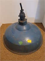 Vintage Enamel Farmhouse Light Fixture