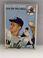 1954 Topps #37 Whitey Ford HOF New York Yankees