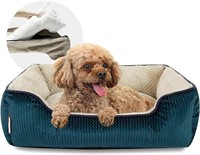 Miguel Small Dog Bed Washable Removable Cover,